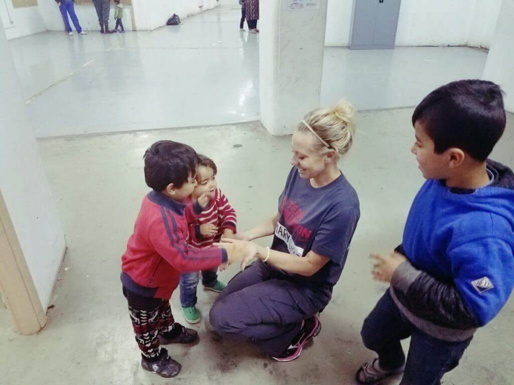 Mary Corder spent two weeks proving medical aid on Operation Hermes in northern Greece.
