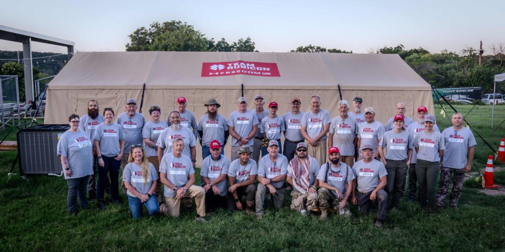 Greyshirt volunteers celebrate team rubicon impact 2025