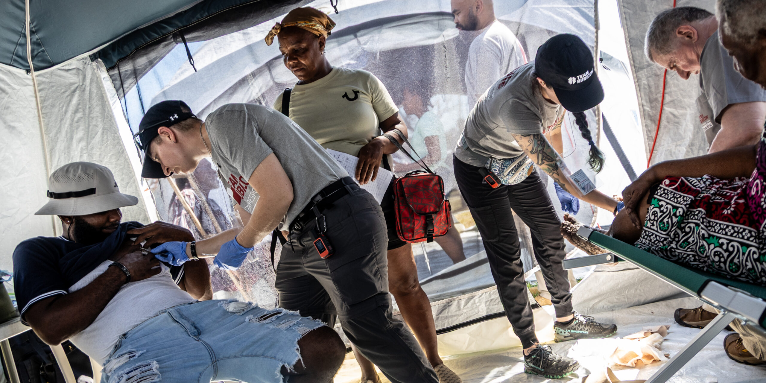 Medical Volunteers on the Front Lines of Typhoon and Hurricane Response